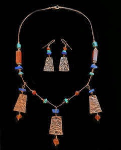 Tribal Copper & Mixed Stones Set