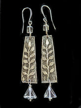 vine & quartz earrings