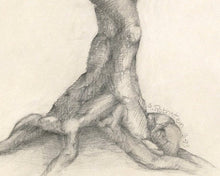 woman in tree -