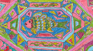 Fish Mosaic 1 - Sunroot Studio