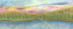 Night Sky - Blue Mt Lake Adirondacks - Sunroot Studio